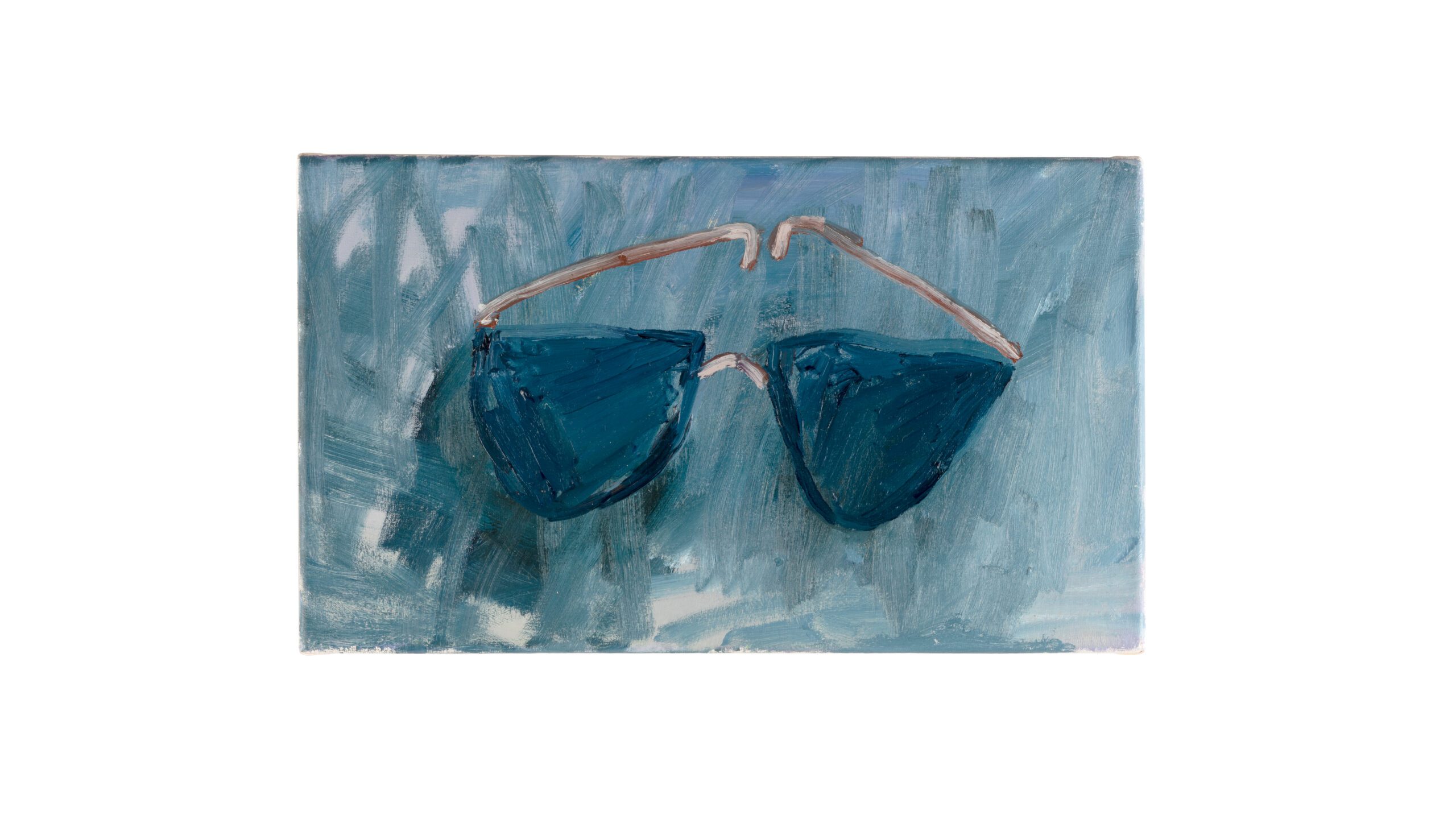 Sunglasses oil painting by Stefanie Winter