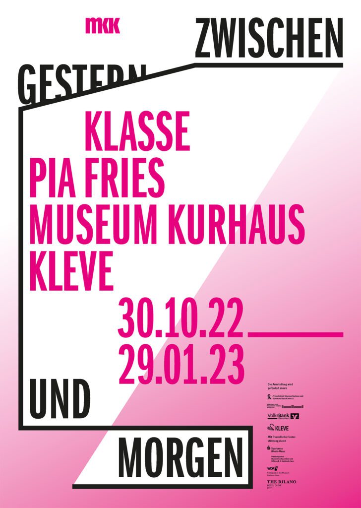 MKK Museum Kurhaus Kleve Ausstellungsplakat Studierende Akademie der Bildenden Künste München Malerei